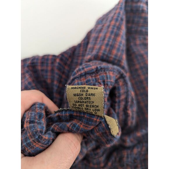 Flyshacker Clothing CO Men's Plaid Flannel Long Sleeve Button Down Shirt Size XL - Picture 7 of 7